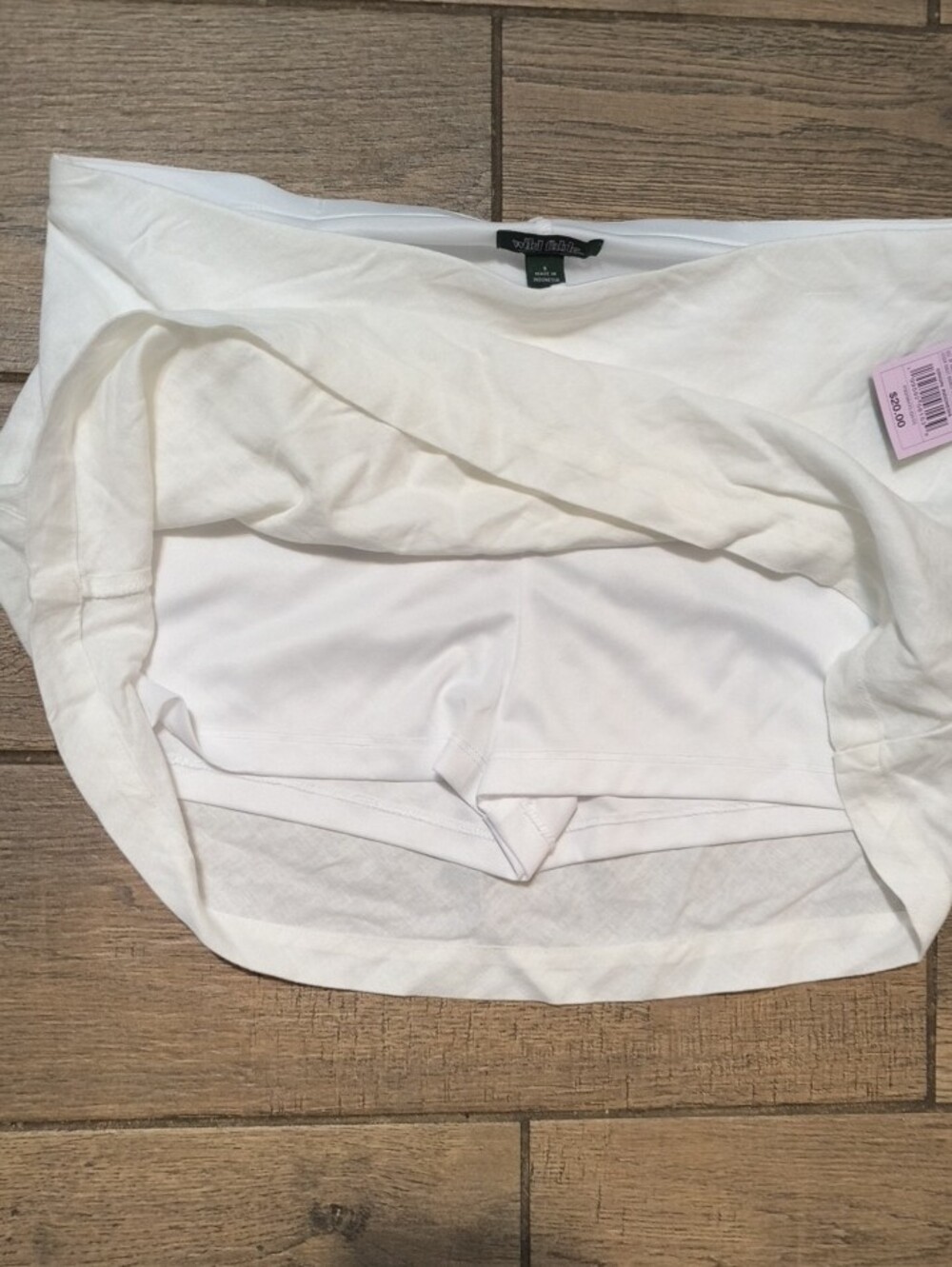 Lauren Ralph Lauren White Strapless Tube Skort - Picture 3 of 5